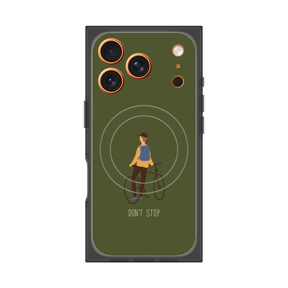 Premium Square Case with MagSafe［ Dont stop - Green ］