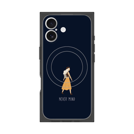 Premium Square Case with MagSafe［ Never Mind - Navy ］