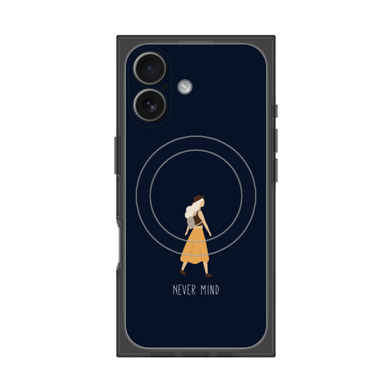 Premium Square Case with MagSafe［ Never Mind - Navy ］