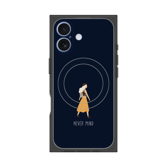 Premium Square Case with MagSafe［ Never Mind - Navy ］