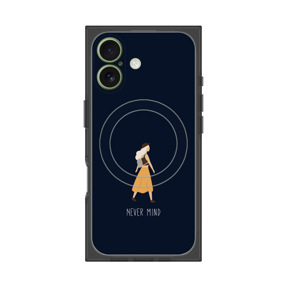 Premium Square Case with MagSafe［ Never Mind - Navy ］