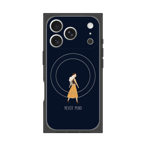 Premium Square Case with MagSafe［ Never Mind - Navy ］