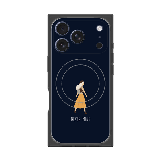 Premium Square Case with MagSafe［ Never Mind - Navy ］