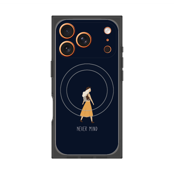 Premium Square Case with MagSafe［ Never Mind - Navy ］