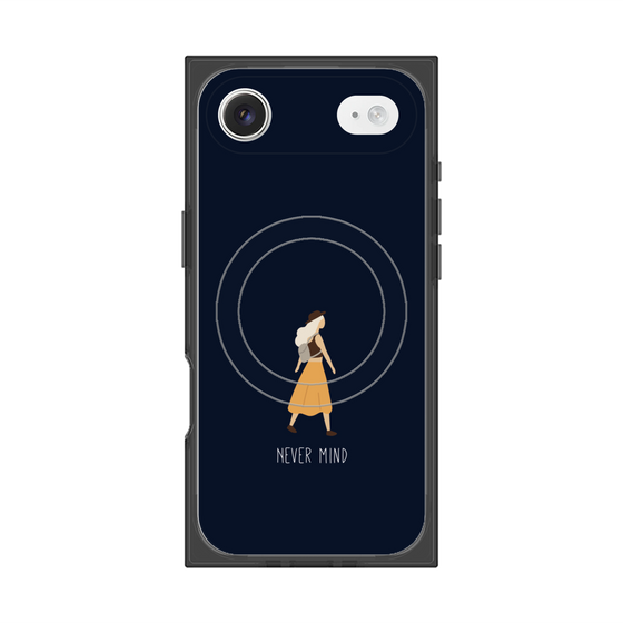 Premium Square Case with MagSafe［ Never Mind - Navy ］