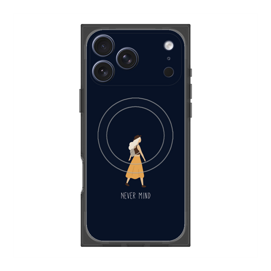 Premium Square Case with MagSafe［ Never Mind - Navy ］