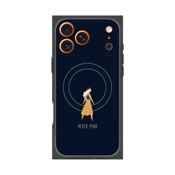 Premium Square Case with MagSafe［ Never Mind - Navy ］