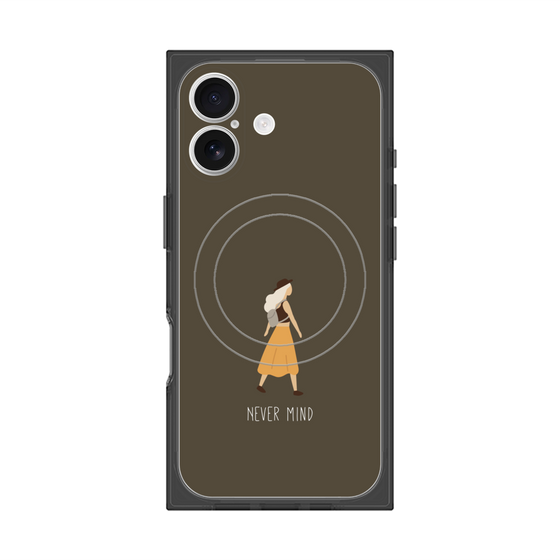 Premium Square Case with MagSafe［ Never Mind - Brown ］