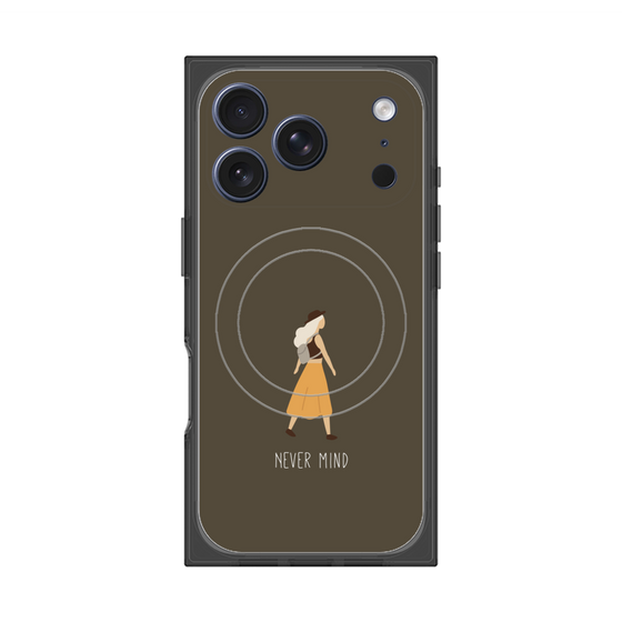 Premium Square Case with MagSafe［ Never Mind - Brown ］