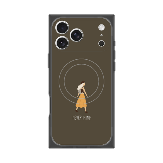 Premium Square Case with MagSafe［ Never Mind - Brown ］