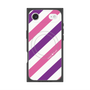 Premium Square Case with MagSafe［ Big Stripe - Purple × Pink ］