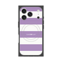 Premium Square Case with MagSafe［ Big Border - Purple ］
