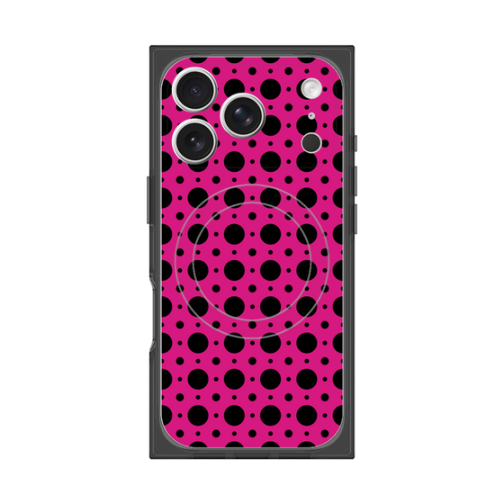 Premium Square Case with MagSafe［ Shower Dot - Pink ］