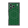 Premium Square Case with MagSafe［ Dot Circle - Green ］