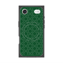 Premium Square Case with MagSafe［ Dot Circle - Green ］