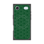 Premium Square Case with MagSafe［ Dot Circle - Green ］