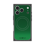 Premium Square Case with MagSafe［ Dot Gradation - Green ］