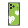 Premium Square Case with MagSafe［ Two Hearts - Green ］