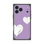 Premium Square Case with MagSafe［ Two Hearts - Purple ］