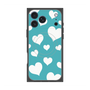 Premium Square Case with MagSafe［ Dot Hearts - Blue ］