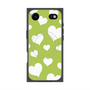 Premium Square Case with MagSafe［ Dot Hearts - Green ］