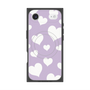 Premium Square Case with MagSafe［ Dot Hearts - Purple ］