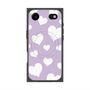 Premium Square Case with MagSafe［ Dot Hearts - Purple ］