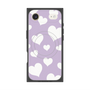 Premium Square Case with MagSafe［ Dot Hearts - Purple ］