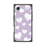 Premium Square Case with MagSafe［ Dot Hearts - Purple ］