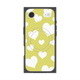 Premium Square Case with MagSafe［ Dot Hearts - Yellow ］