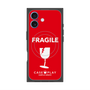 Premium Square Case with MagSafe［ FRAGILE - Red ］