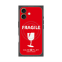 Premium Square Case with MagSafe［ FRAGILE - Red ］