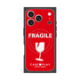 Premium Square Case with MagSafe［ FRAGILE - Red ］