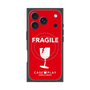 Premium Square Case with MagSafe［ FRAGILE - Red ］