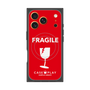 Premium Square Case with MagSafe［ FRAGILE - Red ］