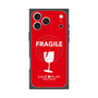 Premium Square Case with MagSafe［ FRAGILE - Red ］