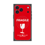Premium Square Case with MagSafe［ FRAGILE - Red ］