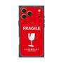 Premium Square Case with MagSafe［ FRAGILE - Red ］