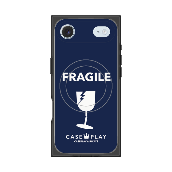 Premium Square Case with MagSafe［ FRAGILE - Navy ］