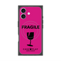 Premium Square Case with MagSafe［ FRAGILE - Pink ］
