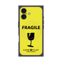 Premium Square Case with MagSafe［ FRAGILE - Yellow ］