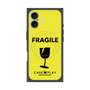 Premium Square Case with MagSafe［ FRAGILE - Yellow ］