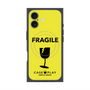 Premium Square Case with MagSafe［ FRAGILE - Yellow ］