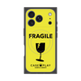 Premium Square Case with MagSafe［ FRAGILE - Yellow ］