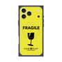 Premium Square Case with MagSafe［ FRAGILE - Yellow ］
