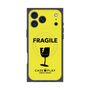 Premium Square Case with MagSafe［ FRAGILE - Yellow ］