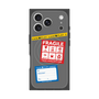 Premium Square Case with MagSafe［ FRAGILE Stickers - Gray ］