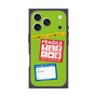 Premium Square Case with MagSafe［ FRAGILE Stickers - Green ］