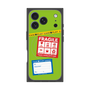 Premium Square Case with MagSafe［ FRAGILE Stickers - Green ］