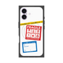 Premium Square Case with MagSafe［ FRAGILE Stickers - White ］